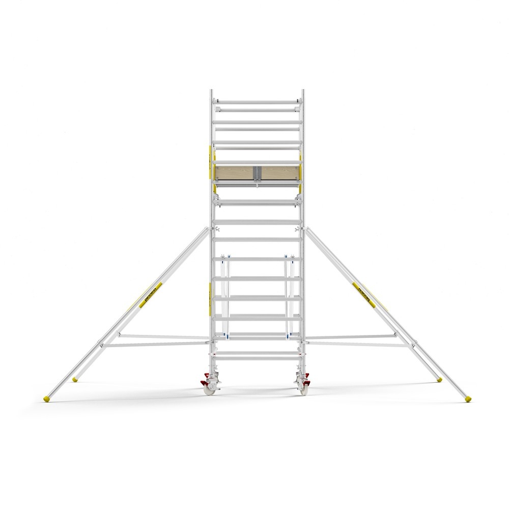 Panthera PRO 135x185 5,2m werkhoogte met dubbele voorloopleuning carbon vloer