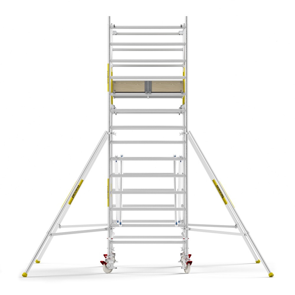 Panthera PRO 135x245 5,2m werkhoogte met dubbele voorloopleuning carbon vloer