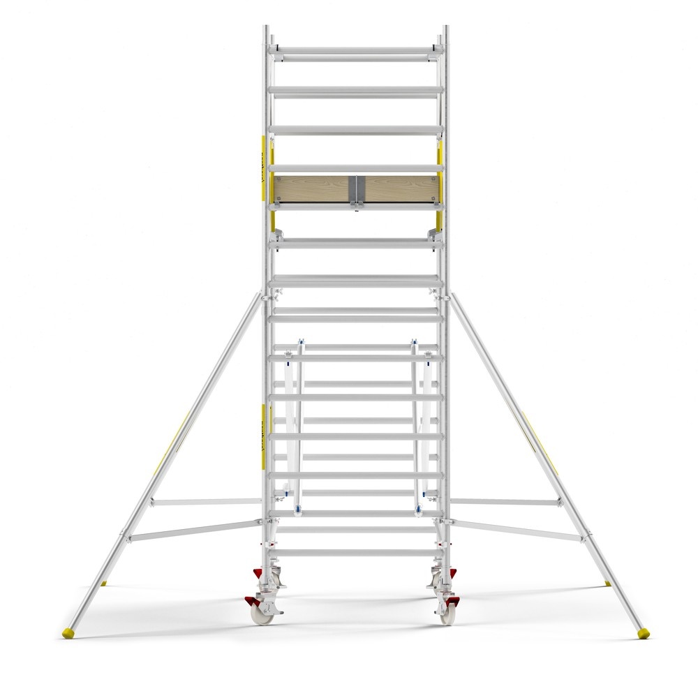 Panthera PRO 135x305 5,2m werkhoogte met dubbele voorloopleuning carbon vloer