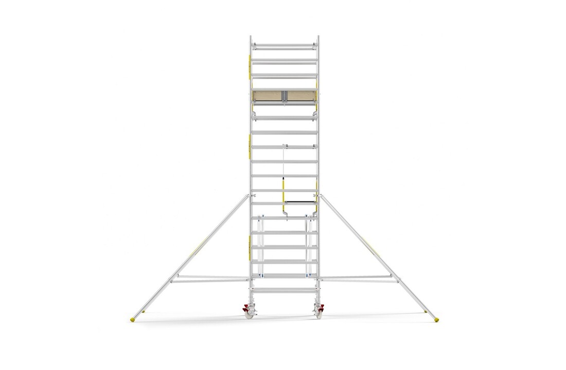 Panthera PRO 135x185 6,2m werkhoogte met dubbele voorloopleuning carbon vloer