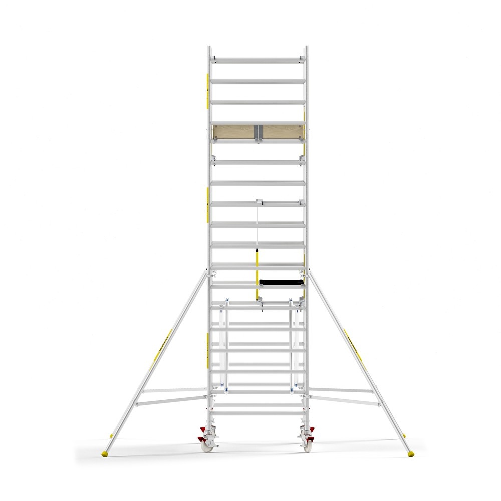 Panthera PRO 135x305 6,2m werkhoogte met dubbele voorloopleuning carbon vloer