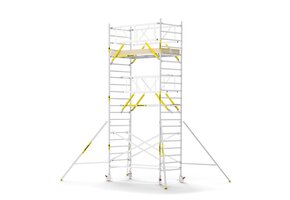 Panthera PRO 135x245 7,2m werkhoogte met dubbele voorloopleuning carbon vloer