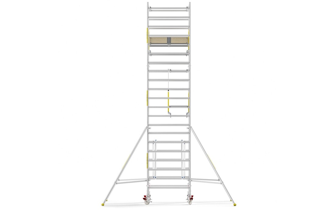 Panthera PRO 135x245 7,2m werkhoogte met dubbele voorloopleuning carbon vloer