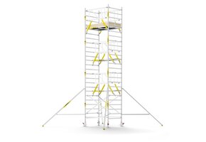 Panthera PRO 135x185 8,2m werkhoogte met dubbele voorloopleuning carbon vloer