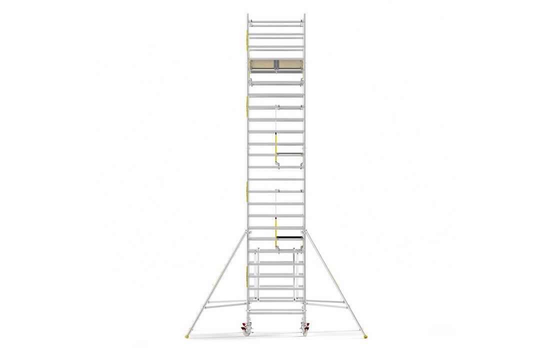 Panthera PRO 135x245 8,2m werkhoogte met dubbele voorloopleuning carbon vloer