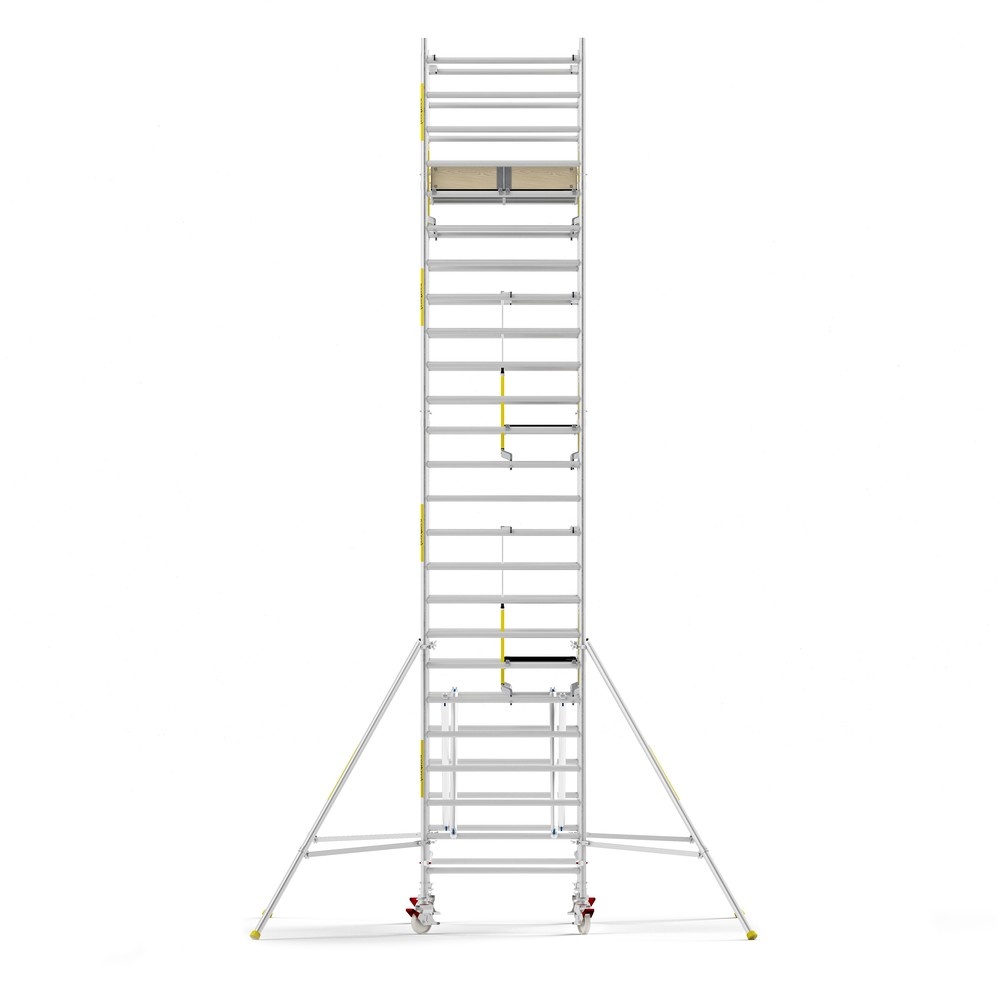 Panthera PRO 135x245 8,2m werkhoogte met dubbele voorloopleuning carbon vloer