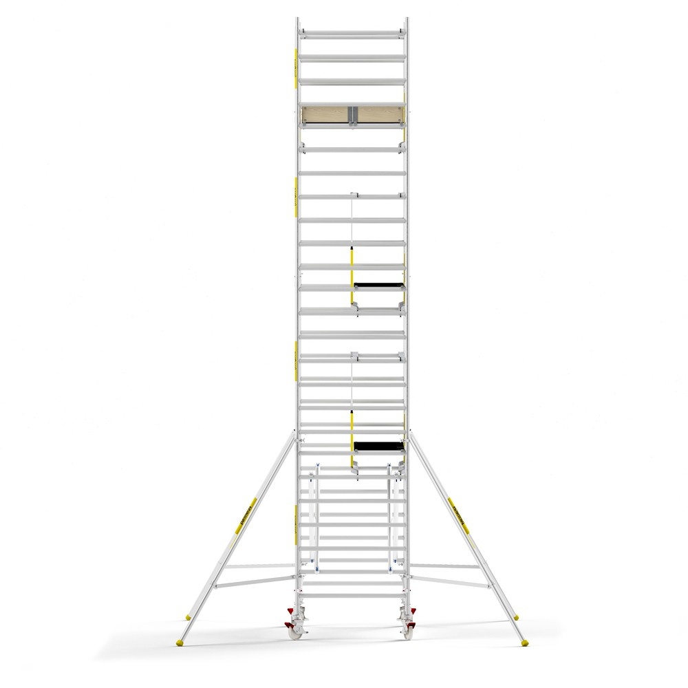 Panthera PRO 135x305 8,2m werkhoogte met dubbele voorloopleuning carbon vloer