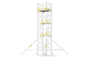 Panthera PRO 135x185 9,2m werkhoogte met dubbele voorloopleuning carbon vloer