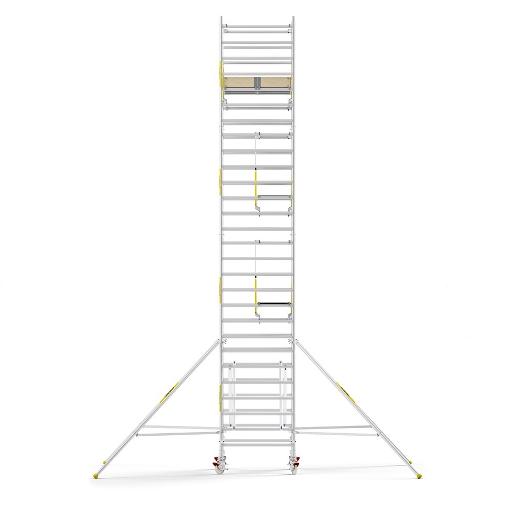 Panthera PRO 135x185 9,2m werkhoogte met dubbele voorloopleuning carbon vloer