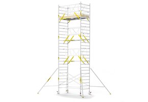 Panthera PRO 135x245 9,2m werkhoogte met dubbele voorloopleuning carbon vloer