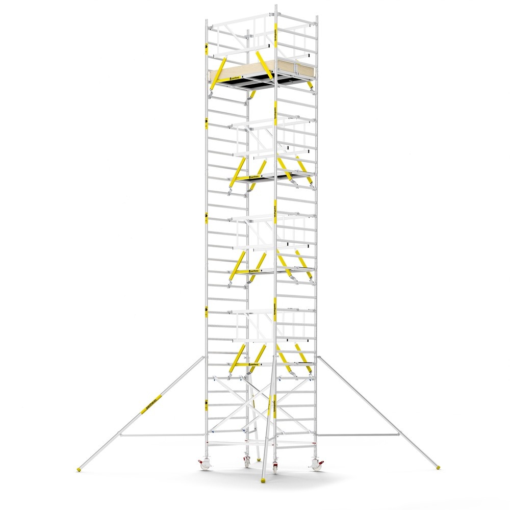 Panthera PRO 135x185 10,2m werkhoogte met dubbele voorloopleuning carbon vloer