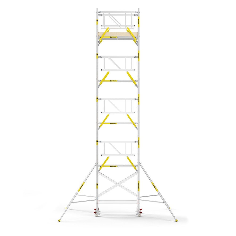 Panthera PRO 135x185 10,2m werkhoogte met dubbele voorloopleuning carbon vloer