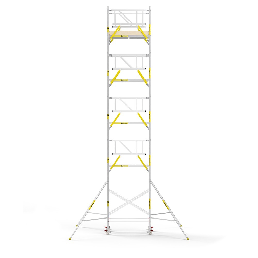 Panthera PRO 135x185 11,2m werkhoogte met dubbele voorloopleuning carbon vloer