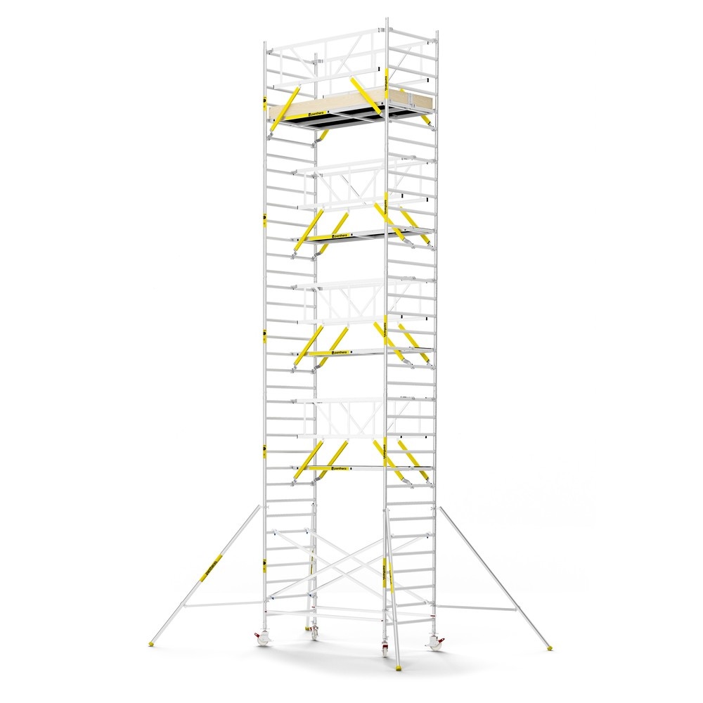 Panthera PRO 135x245 11,2m werkhoogte met dubbele voorloopleuning carbon vloer