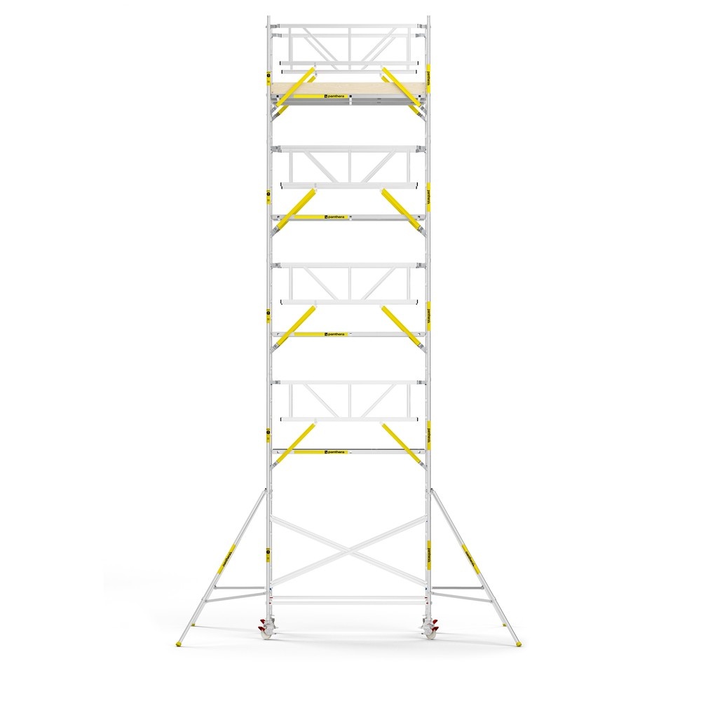 Panthera PRO 135x245 11,2m werkhoogte met dubbele voorloopleuning carbon vloer