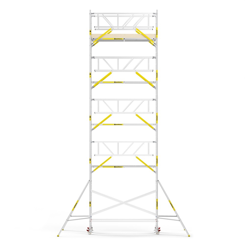 Panthera PRO 135x305 11,2m werkhoogte met dubbele voorloopleuning carbon vloer