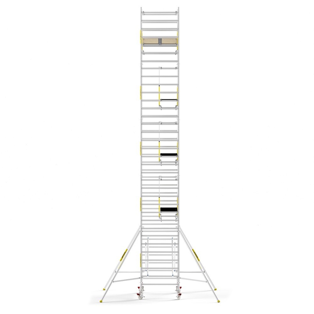 Panthera PRO 135x305 11,2m werkhoogte met dubbele voorloopleuning carbon vloer