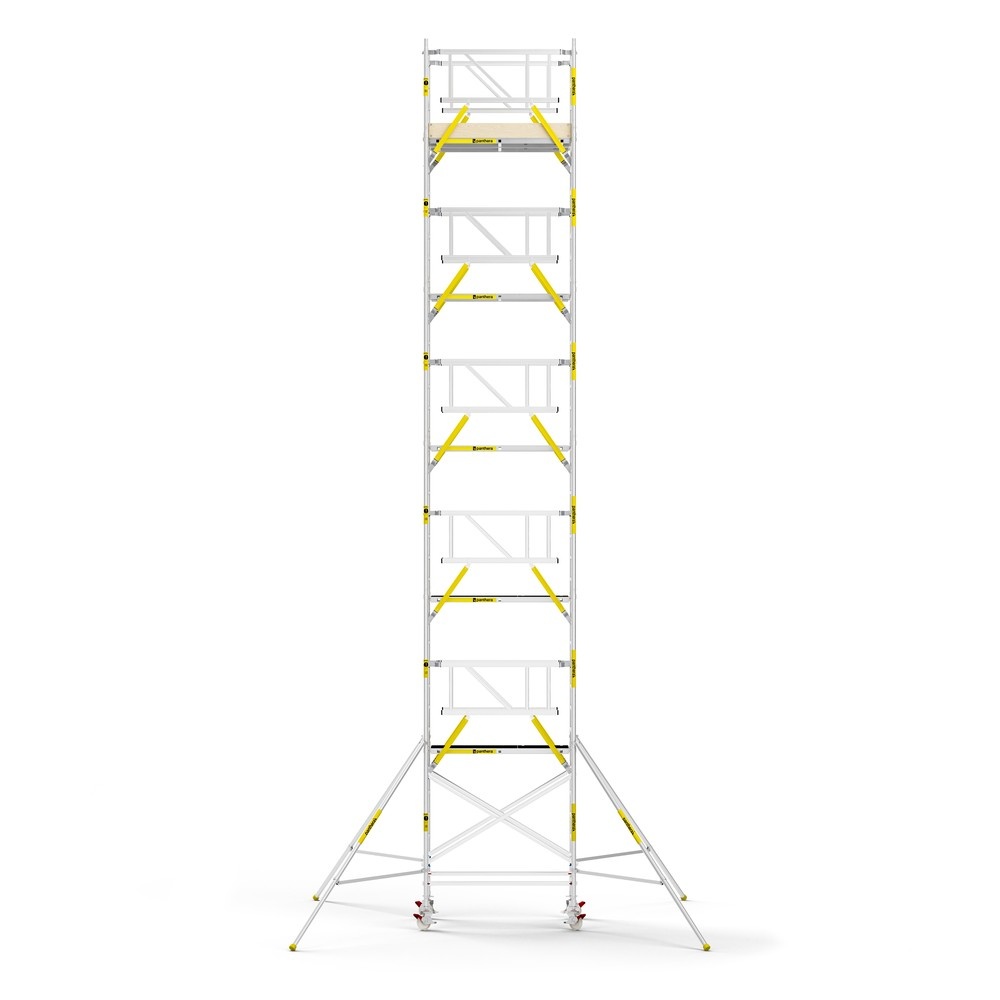 Panthera PRO 135x185 12,2m werkhoogte met dubbele voorloopleuning carbon vloer