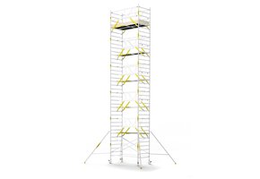 Panthera PRO 135x245 12,2m werkhoogte met dubbele voorloopleuning carbon vloer