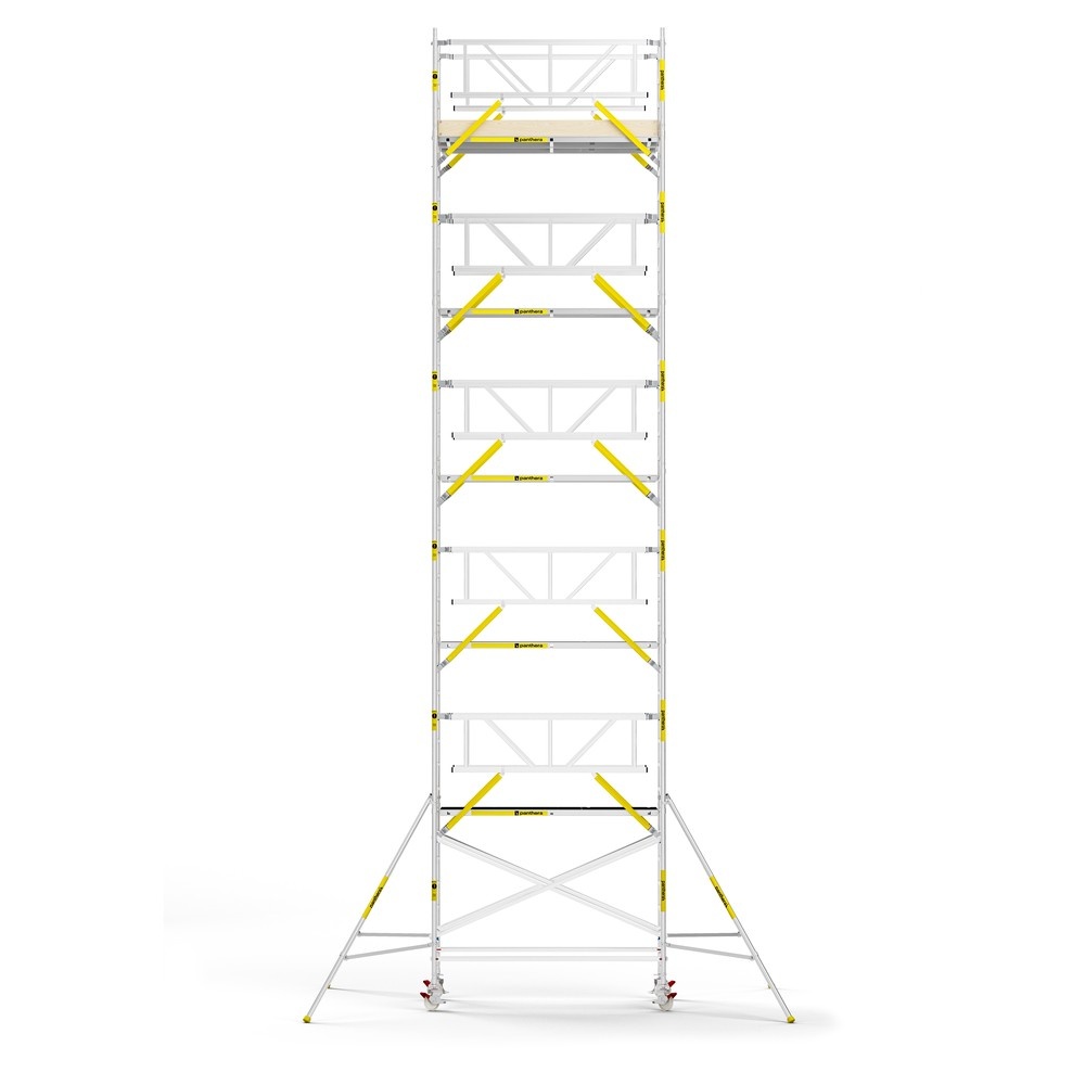 Panthera PRO 135x245 12,2m werkhoogte met dubbele voorloopleuning carbon vloer