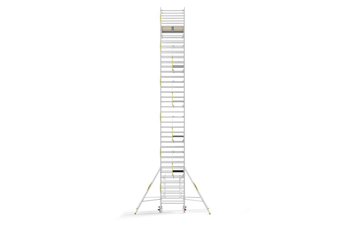 Panthera PRO 135x245 12,2m werkhoogte met dubbele voorloopleuning carbon vloer