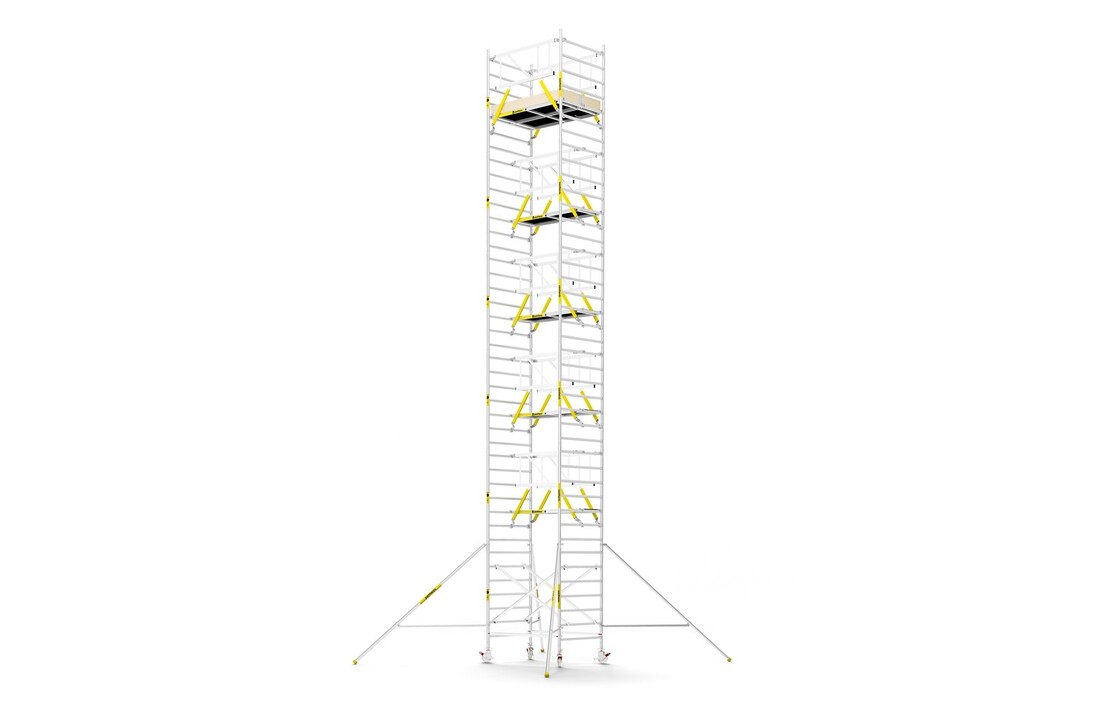 Panthera PRO 135x185 13,2m werkhoogte met dubbele voorloopleuning carbon vloer