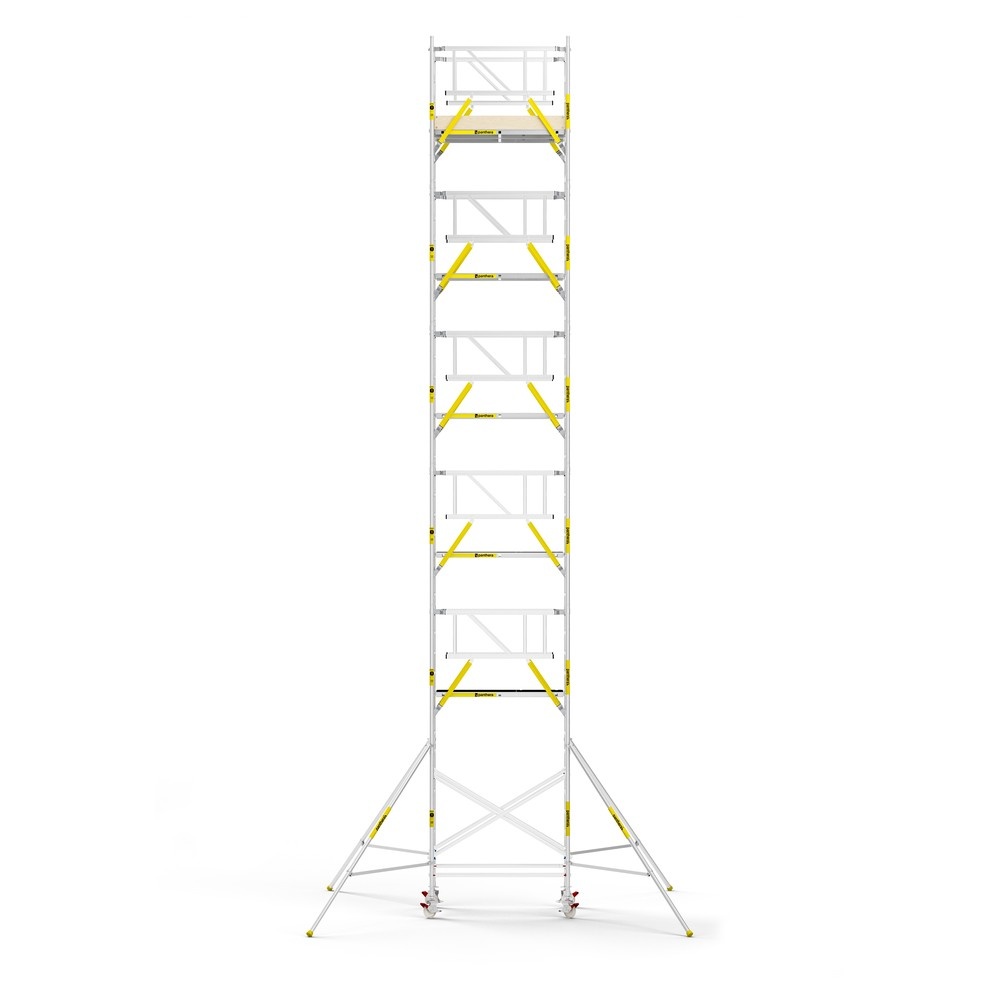 Panthera PRO 135x185 13,2m werkhoogte met dubbele voorloopleuning carbon vloer