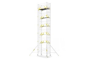 Panthera PRO 135x245 13,2m werkhoogte met dubbele voorloopleuning carbon vloer