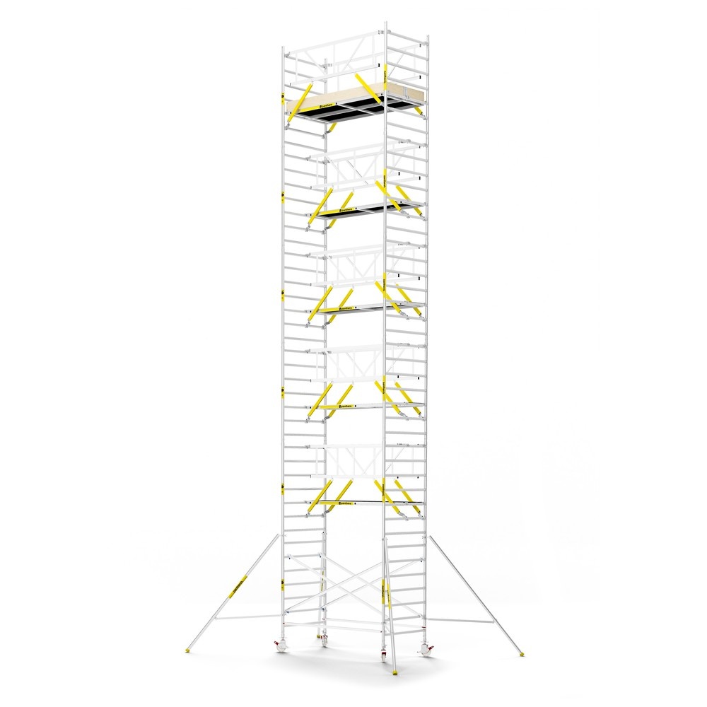 Panthera PRO 135x245 13,2m werkhoogte met dubbele voorloopleuning carbon vloer