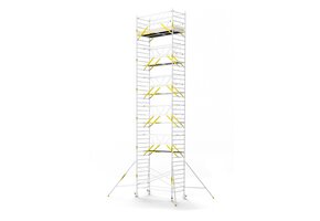 Panthera PRO 135x305 13,2m werkhoogte met dubbele voorloopleuning carbon vloer