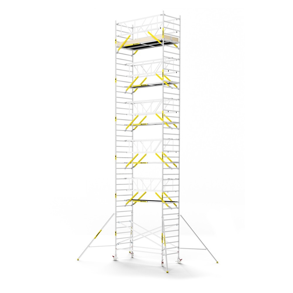 Panthera PRO 135x305 13,2m werkhoogte met dubbele voorloopleuning carbon vloer