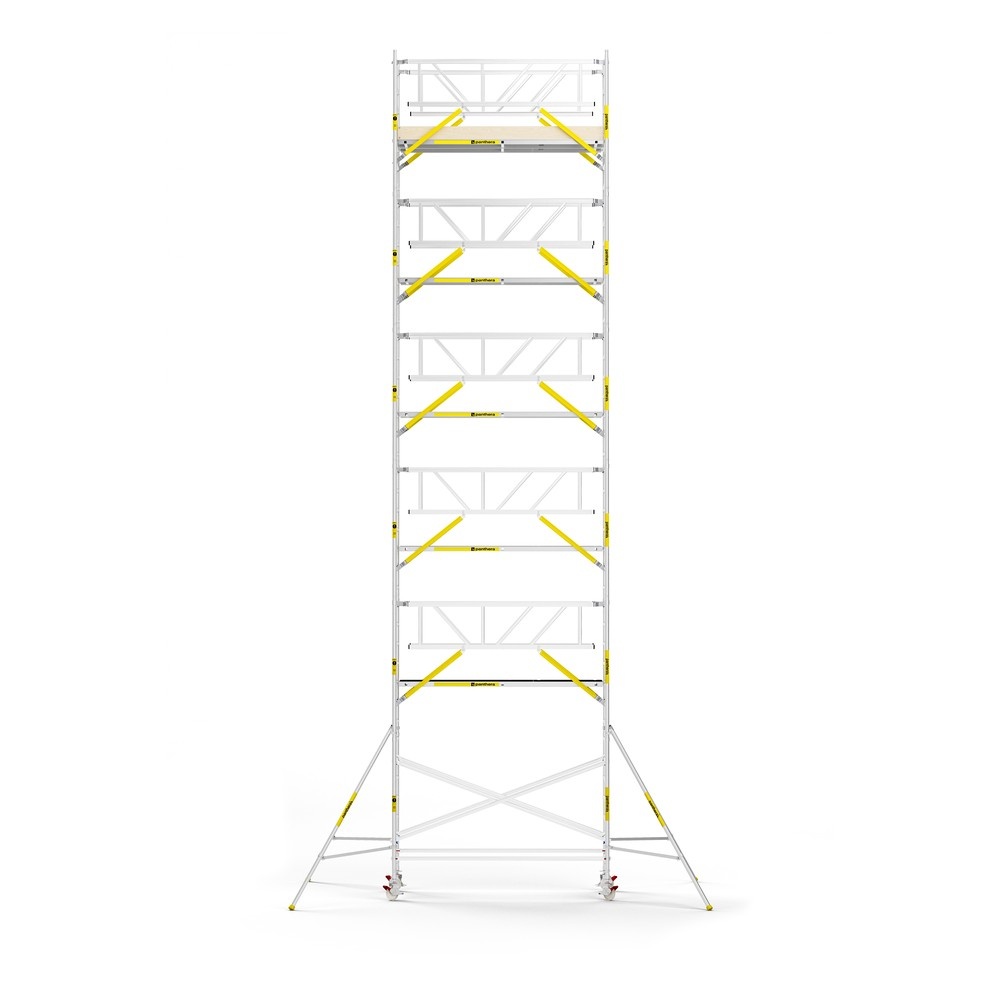 Panthera PRO 135x305 13,2m werkhoogte met dubbele voorloopleuning carbon vloer