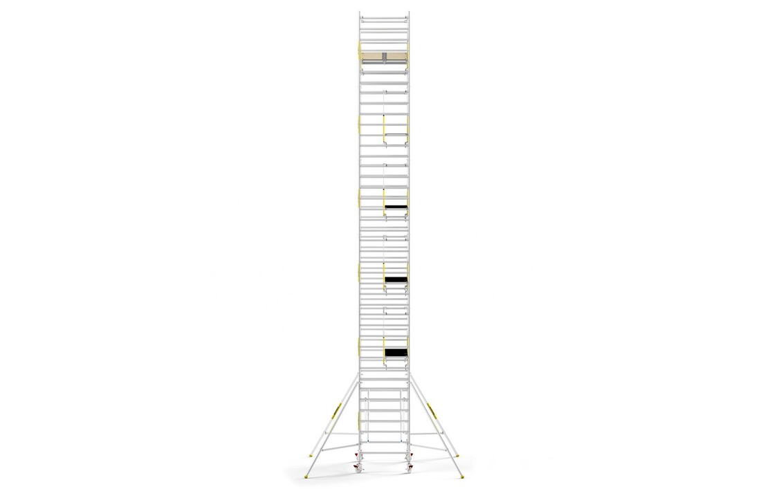 Panthera PRO 135x305 13,2m werkhoogte met dubbele voorloopleuning carbon vloer