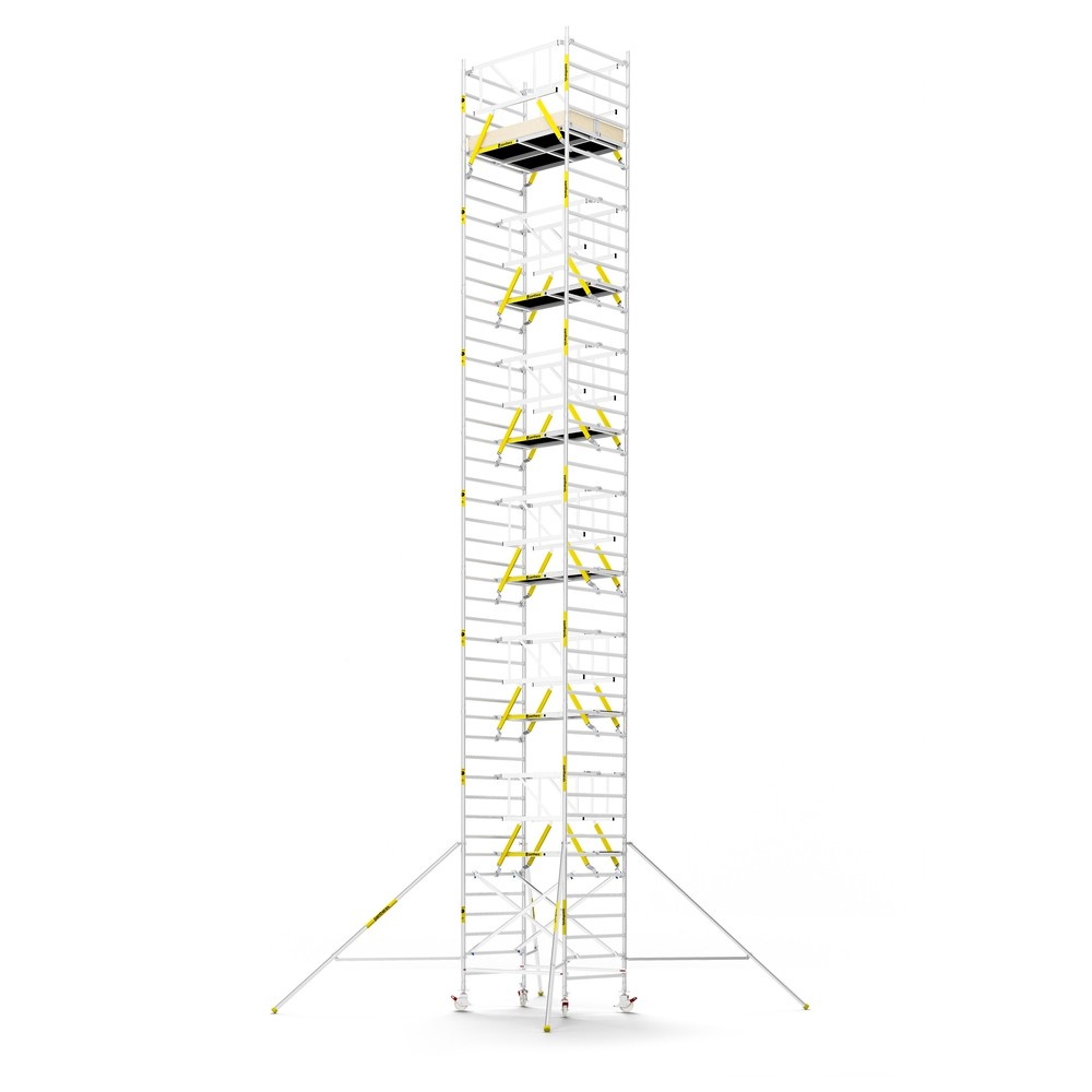 Panthera PRO 135x185 14,2m werkhoogte met dubbele voorloopleuning carbon vloer