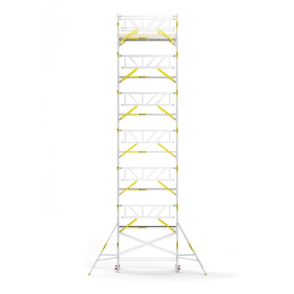 Panthera PRO 135x305 14,2m werkhoogte met dubbele voorloopleuning carbon vloer