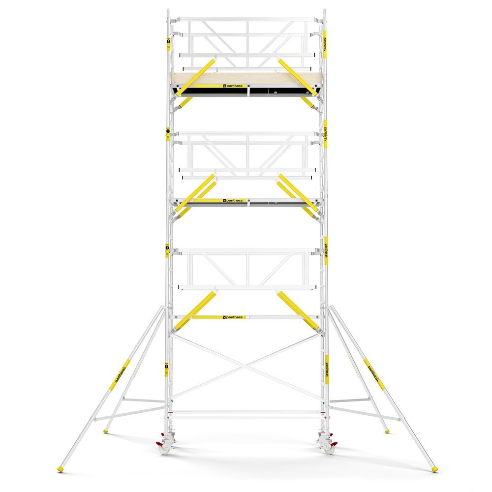 Panthera PRO 75x245 8,2m werkhoogte met dubbele voorloopleuning carbon vloer