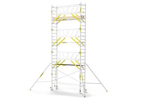 Panthera PRO 75x305 8,2m werkhoogte met dubbele voorloopleuning carbon vloer