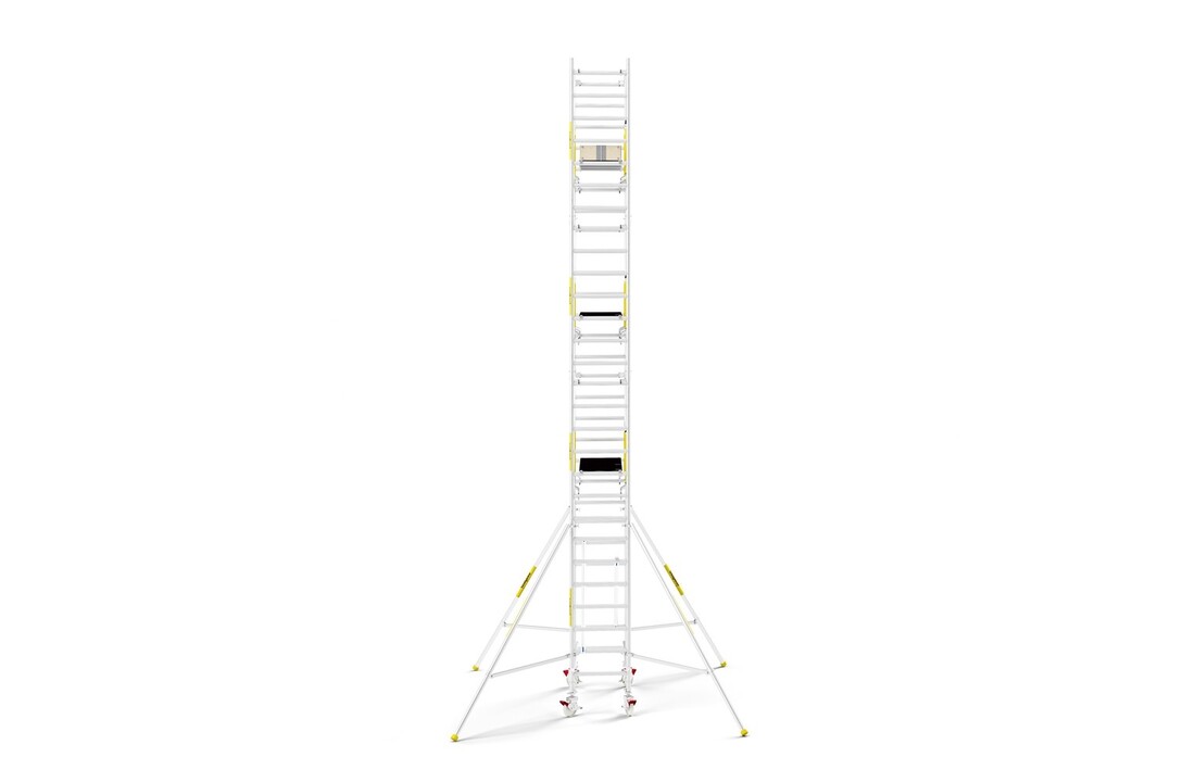 Panthera PRO 75x185 9,2m werkhoogte met dubbele voorloopleuning carbon vloer