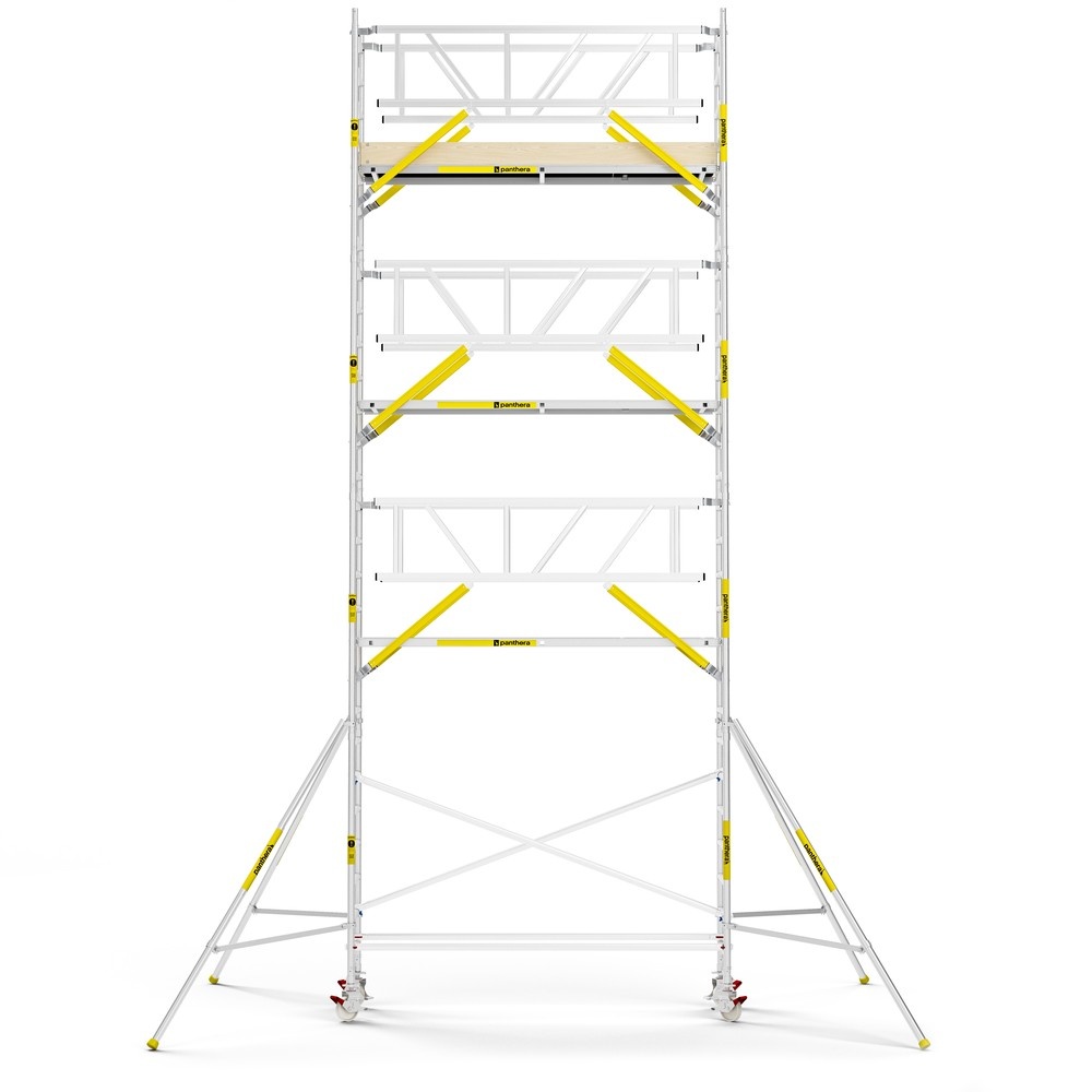 Panthera PRO 75x305 9,2m werkhoogte met dubbele voorloopleuning carbon vloer