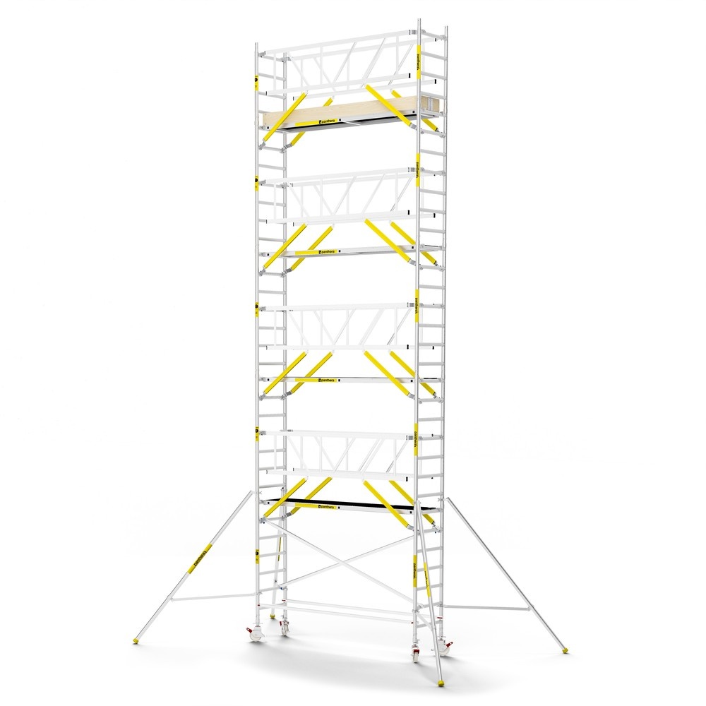 Panthera PRO 75x305 10,2m werkhoogte met dubbele voorloopleuning carbon vloer