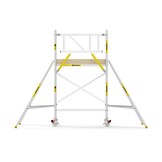 Panthera PRO 90x185 4,2m werkhoogte met dubbele voorloopleuning