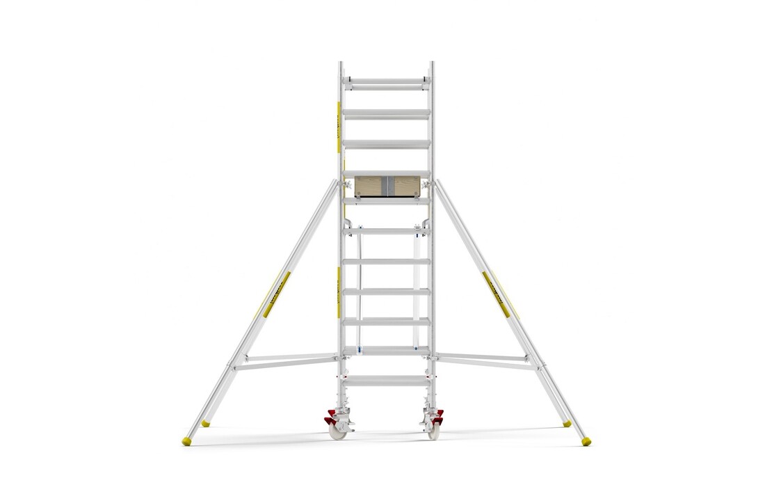Panthera PRO 90x185 4,2m werkhoogte met dubbele voorloopleuning