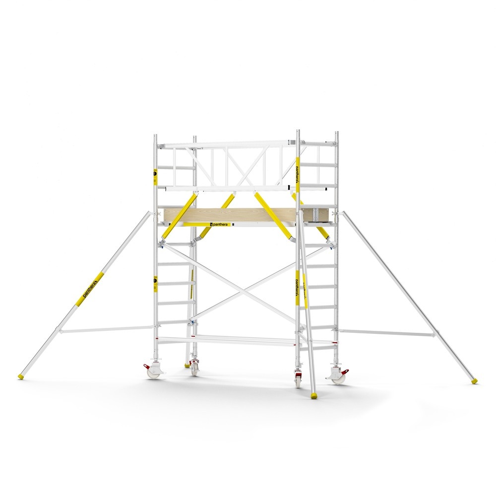 Panthera PRO 90x245 4,2m werkhoogte met dubbele voorloopleuning