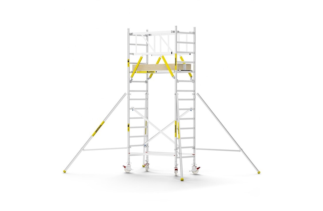 Panthera PRO 90x185 5,2m werkhoogte met dubbele voorloopleuning