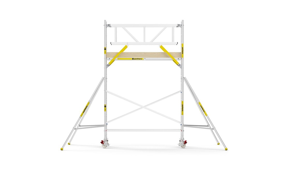 Panthera PRO 90x245 5,2m werkhoogte met dubbele voorloopleuning