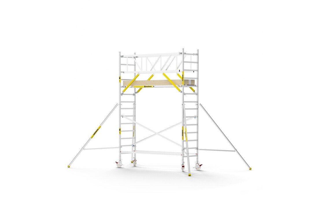 Panthera PRO 90x305 5,2m werkhoogte met dubbele voorloopleuning