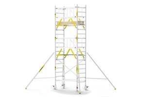 Panthera PRO 90x185 6,2m werkhoogte met dubbele voorloopleuning