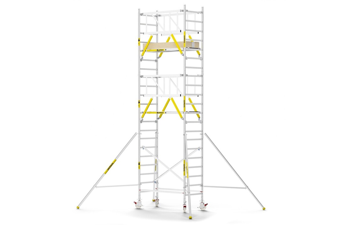 Panthera PRO 90x185 7,2m werkhoogte met dubbele voorloopleuning