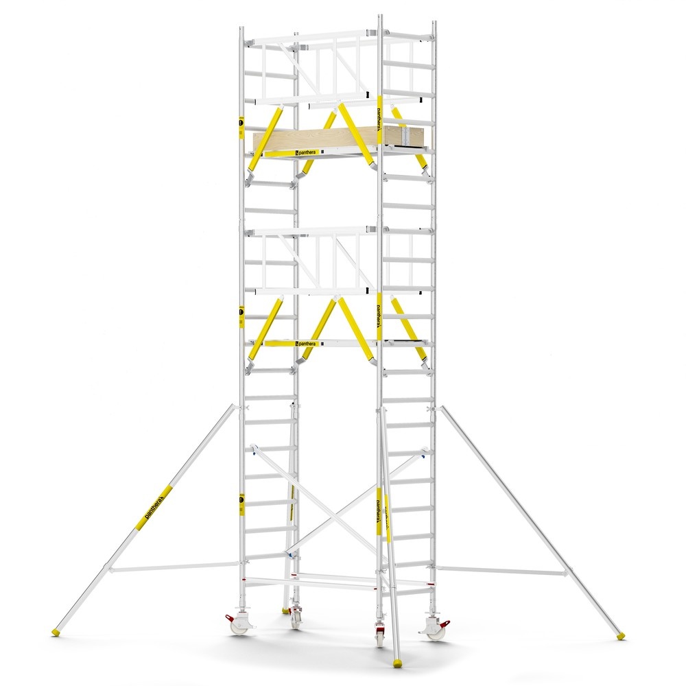 Panthera PRO 90x185 7,2m werkhoogte met dubbele voorloopleuning