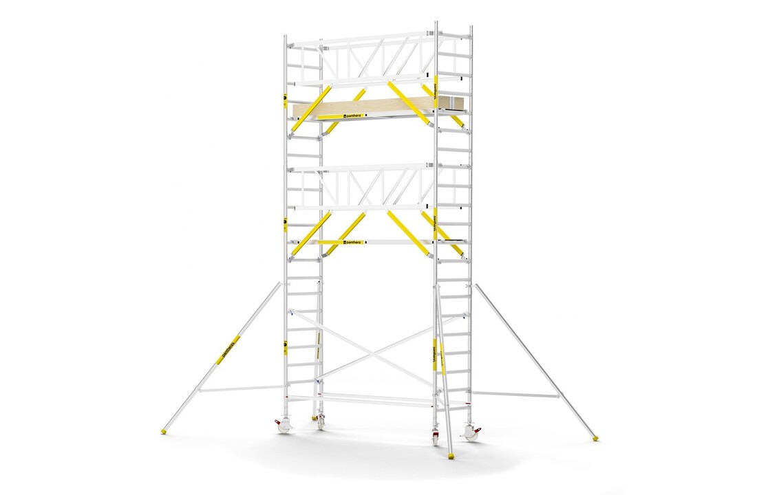 Panthera PRO 90x305 7,2m werkhoogte met dubbele voorloopleuning